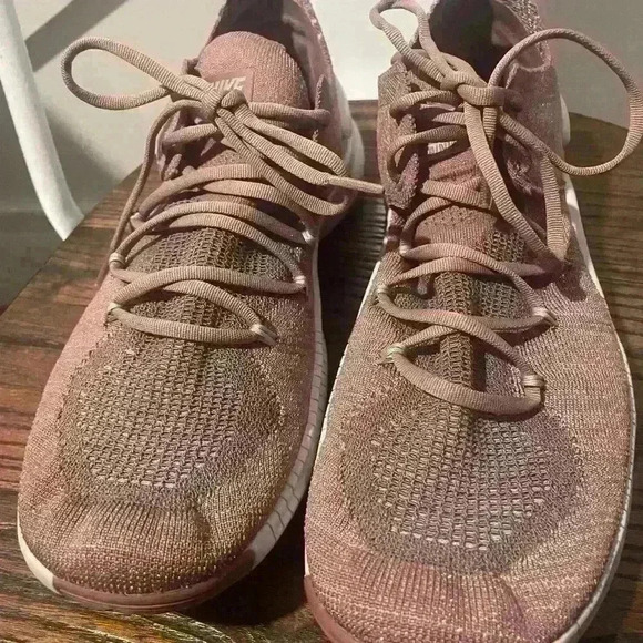 Nike Free TR Flyknit 3 LM Smokey Mauve  Breathable Woman Purple Brown size 9 - Picture 3 of 7